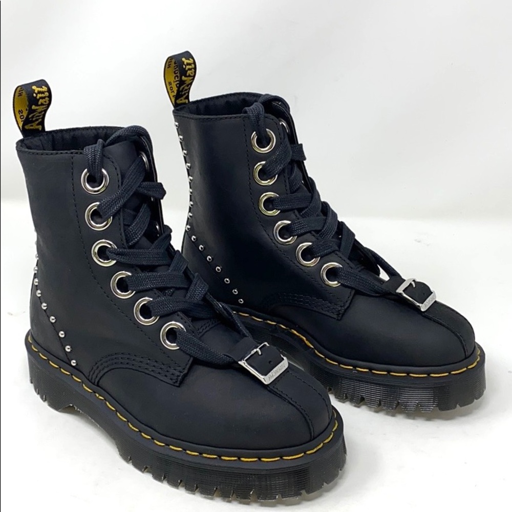NOT FOR SALE!!!Dr. Martens Gomez Core Bex Black Leather Boots. - Picture 3 of 10